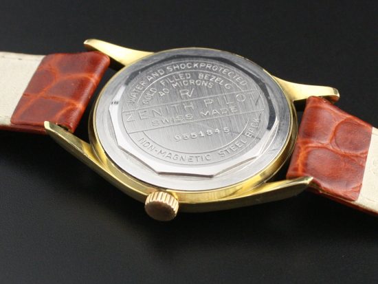 ZENITH Pilot Cal. 120 case back